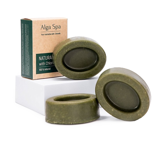 Мыло с хлореллой для тела, AlgaSpa