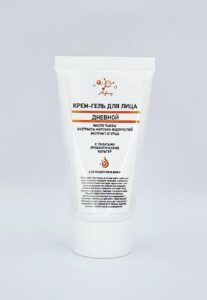 Крем-гель масло тыквы, экстракты морских водорослей и огурца,дневной,SPF 15, для лица,50мл,Микролиз