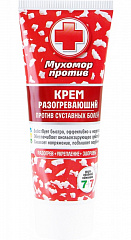 Крем разогревающий, против суставных болей «Мухомор против», 75 мл, Венец Сибири