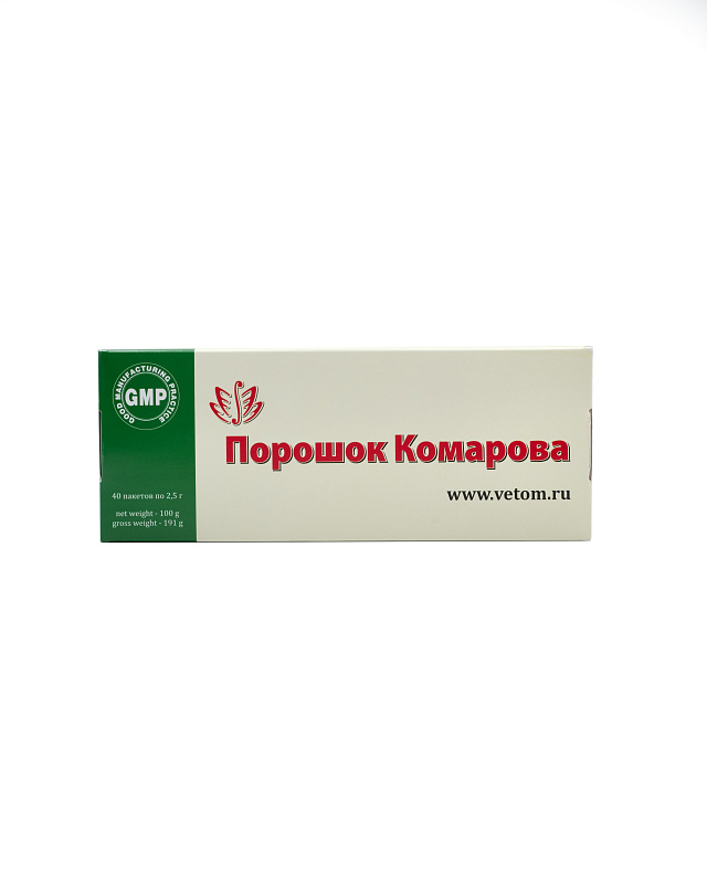 БАВ Порошок Комарова, 40 саше, ИЦ 23