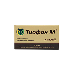 Крем-карандаш Тиофан М с чагой, 10 штук, НИА