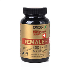 Капсулы молодости FEMAL+ ХЭРБС КОЛЛАГЕНОЛ, 108 капсул, Сиб-КруК  