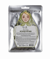 Маска тканевая "Исландский мох" для лица, 20 г, Микролиз