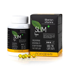 Мицеллярный комплекс SLIMlipo СИБИРСКИЕ ВИТАМИНЫ, 180 капсул, Сиб-КруК