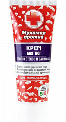 Крем для ног от отеков и варикоза «Мухомор против», 75 мл, Венец Сибири